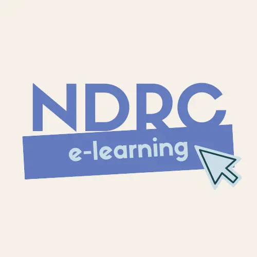 Simpliste - Beige et Bleu - Logo - NDRC e-learning