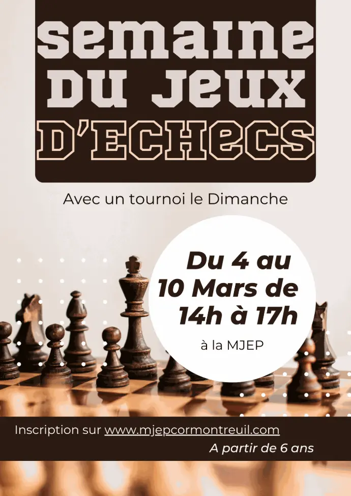 Moderne - Affiche Publicitaire - Cormontreuil MJEP