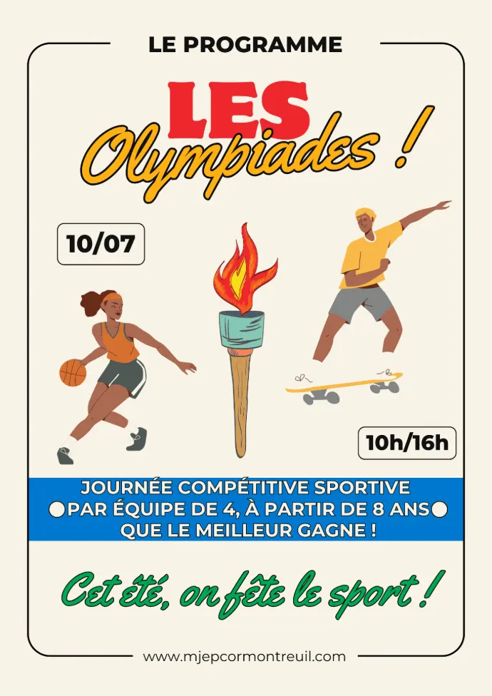 Simpliste - Affiche Publicitaire - Cormontreuil MJEP