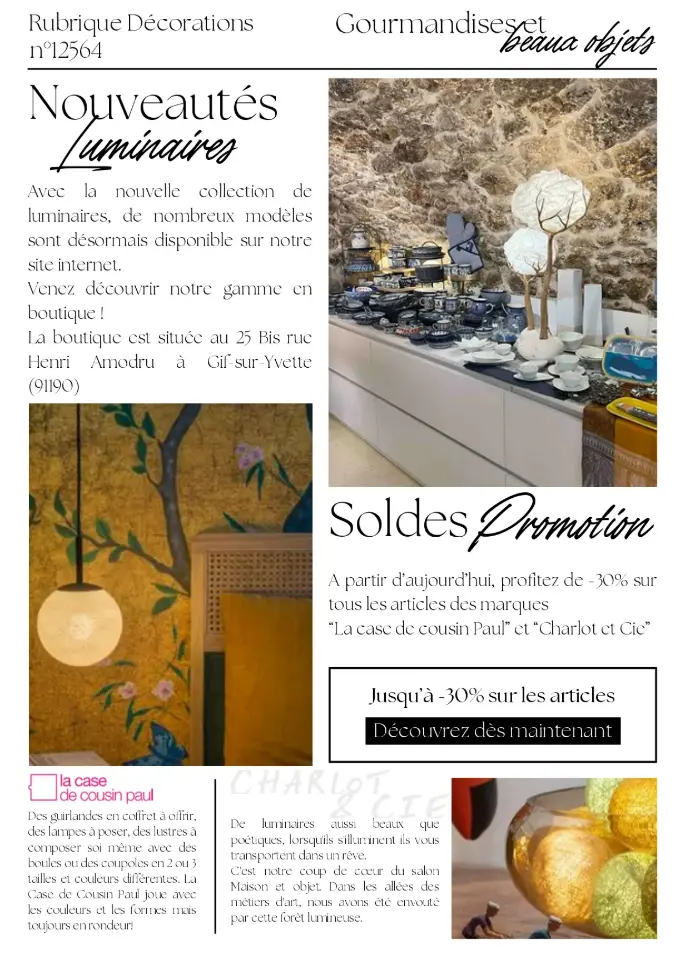 Detailled - Newsletter - Decoration