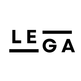 Simpliste Moderne Logo - Blanc et Noir - LeGa